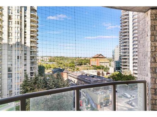 608-1111 6 Avenue Sw, Calgary, AB - Outdoor With Balcony