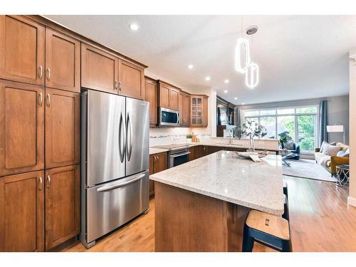 4410 17 Street Sw, Calgary, AB - Indoor Photo Showing Kitchen With Stainless Steel Kitchen