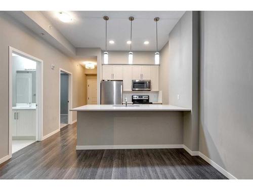 408-20 Mahogany Mews Se, Calgary, AB - Indoor Photo Showing Kitchen With Upgraded Kitchen