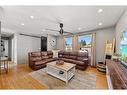 4421 55 Avenue, Olds, AB  - Indoor Photo Showing Living Room 