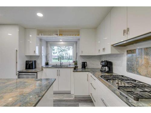 7075 Christie Briar Manor Sw, Calgary, AB - Indoor Photo Showing Kitchen With Upgraded Kitchen