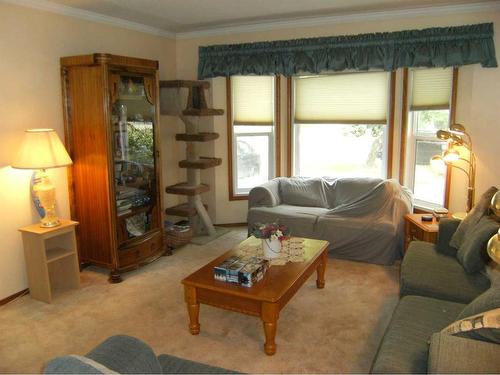 133 6 Avenue Se, Three Hills, AB - Indoor Photo Showing Living Room