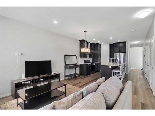 101 Dawson Drive, Chestermere, AB - Indoor Photo Showing Living Room