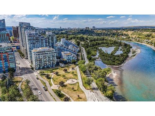 804-118 Waterfront Court Sw, Calgary, AB - Outdoor With Body Of Water With View