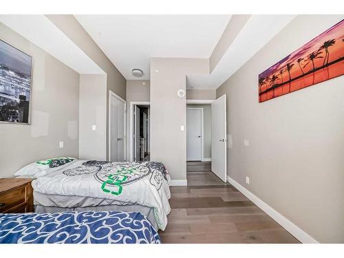 3701-1122 3 Street Se, Calgary, AB - Indoor Photo Showing Bedroom