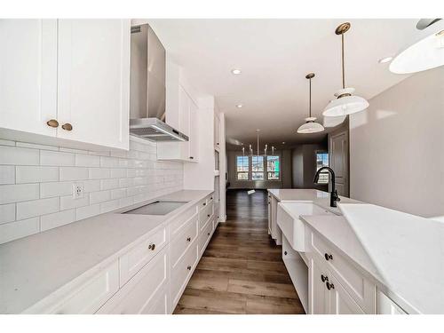 163 Harmony Circle, Rural Rocky View County, AB - Indoor Photo Showing Kitchen With Upgraded Kitchen