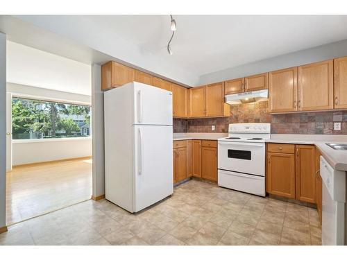 543 Regal Park Ne, Calgary, AB - Indoor Photo Showing Kitchen With Double Sink