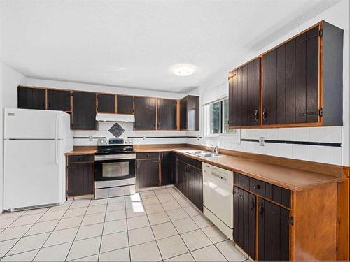 207 Fallswater Road Ne, Calgary, AB - Indoor Photo Showing Kitchen With Double Sink