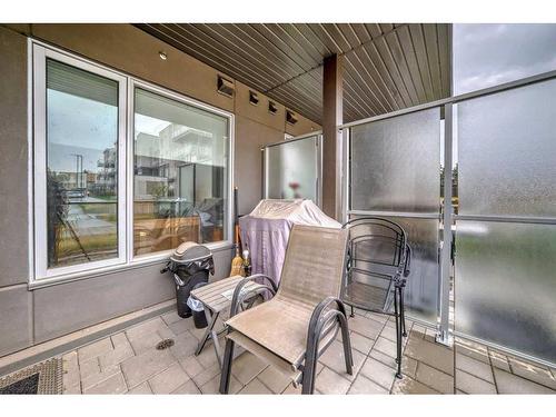 112-150 Shawnee Square Sw, Calgary, AB - Outdoor With Deck Patio Veranda With Exterior