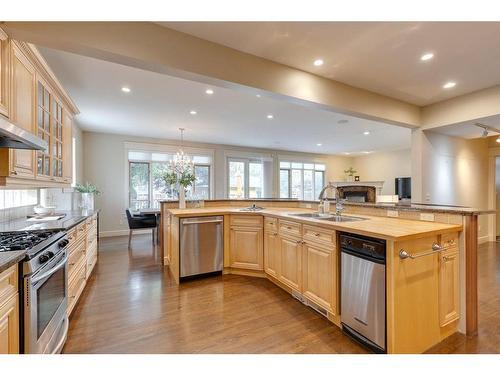 1221 20 Street Nw, Calgary, AB - Indoor Photo Showing Kitchen With Stainless Steel Kitchen With Double Sink With Upgraded Kitchen