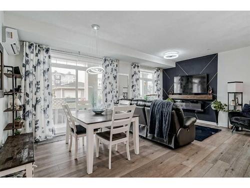 112-500 Auburn Meadows Common Se, Calgary, AB - Indoor Photo Showing Dining Room