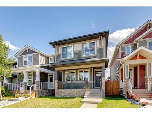 41 Legacy Glen Row Se, Calgary, AB - Outdoor With Deck Patio Veranda With Facade