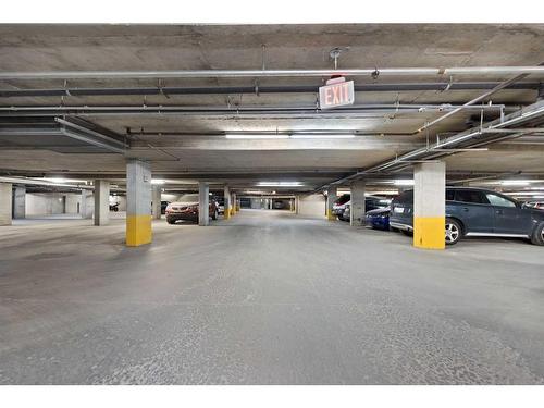 # 202-35 Richard Court Sw, Calgary, AB - Indoor Photo Showing Garage