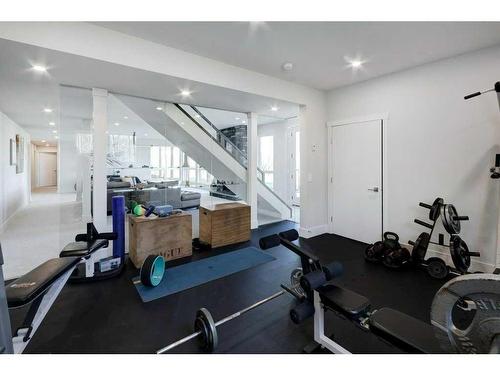 10-274172 112 Street West, Rural Foothills County, AB - Indoor Photo Showing Gym Room