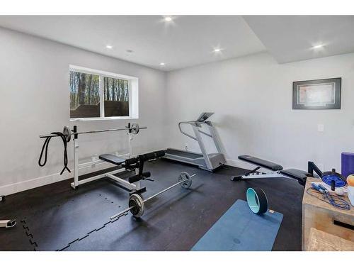 10-274172 112 Street West, Rural Foothills County, AB - Indoor Photo Showing Gym Room