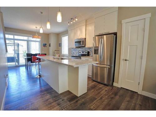 1617 Symons Valley Parkway Nw, Calgary, AB - Indoor Photo Showing Kitchen With Upgraded Kitchen