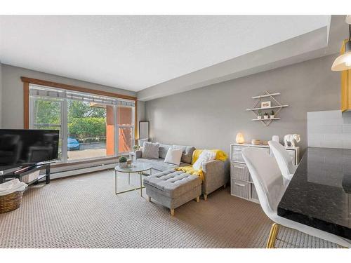 205-315 50 Avenue Sw, Calgary, AB - Indoor Photo Showing Living Room