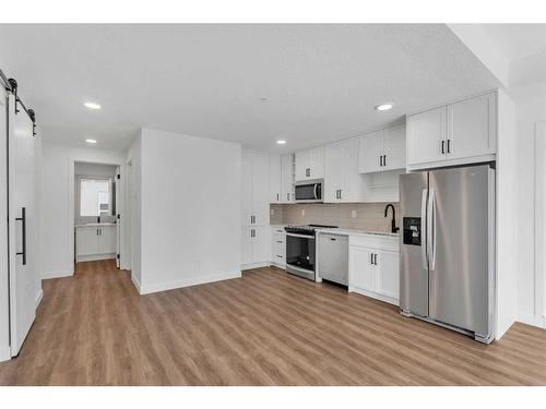 2215-350 Livingston Common Ne, Calgary, AB - Indoor Photo Showing Kitchen With Stainless Steel Kitchen