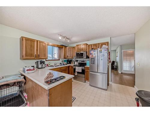 27 Castlebrook Court Ne, Calgary, AB - Indoor Photo Showing Kitchen With Double Sink