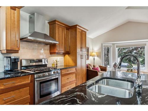 31 Tararidge Court Ne, Calgary, AB - Indoor Photo Showing Kitchen With Double Sink