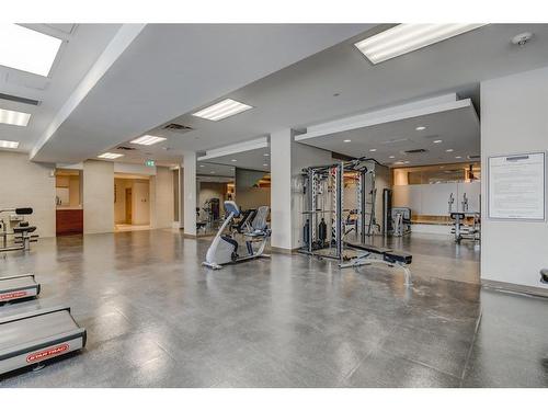 1924-222 Riverfront Avenue Sw, Calgary, AB - Indoor Photo Showing Gym Room