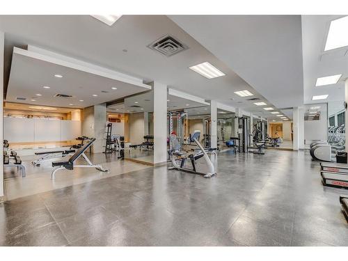 1924-222 Riverfront Avenue Sw, Calgary, AB - Indoor Photo Showing Gym Room