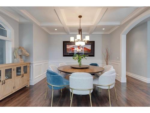 82 Aspen Cliff Close Sw, Calgary, AB - Indoor Photo Showing Dining Room