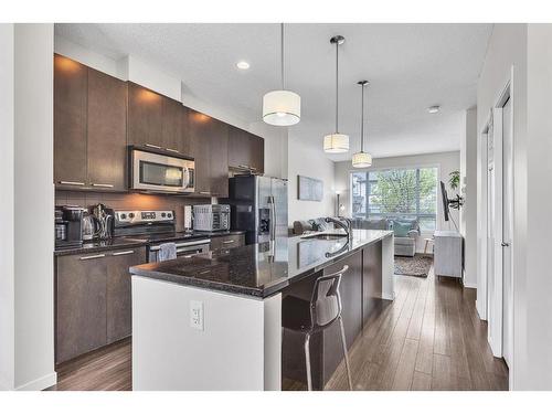 43 Copperpond Close Se, Calgary, AB - Indoor Photo Showing Kitchen With Upgraded Kitchen