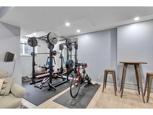 3118 38 Street Sw, Calgary, AB - Indoor Photo Showing Gym Room