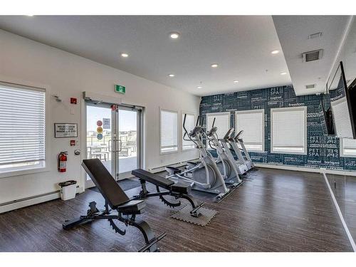 1131-76 Cornerstone Passage Ne, Calgary, AB - Indoor Photo Showing Gym Room