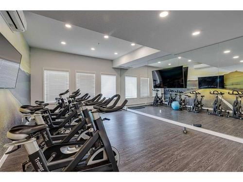 1131-76 Cornerstone Passage Ne, Calgary, AB - Indoor Photo Showing Gym Room