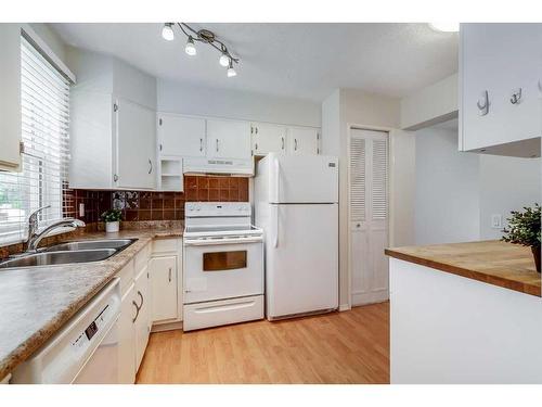 13-330 Canterbury Drive Sw, Calgary, AB - Indoor Photo Showing Kitchen With Double Sink