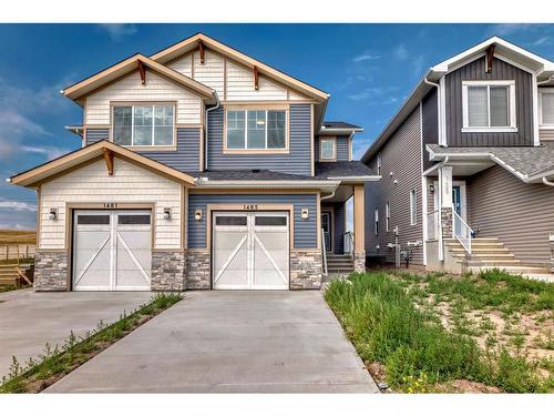 1485 Bayview Point, Airdrie, AB - Outdoor With Facade