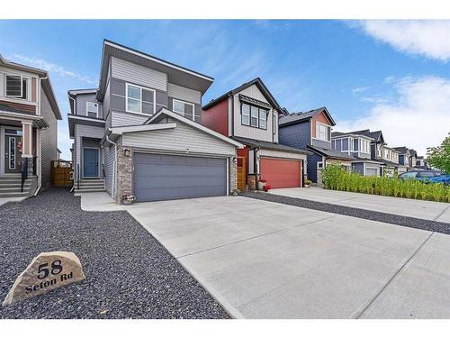 58 Seton Road Se, Calgary, AB - Outdoor With Facade