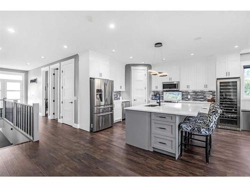 501-Canal Lane, Rural Vulcan County, AB - Indoor Photo Showing Kitchen With Upgraded Kitchen