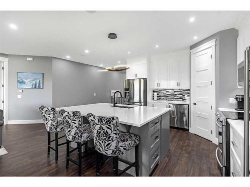 501-Canal Lane, Rural Vulcan County, AB - Indoor Photo Showing Kitchen With Upgraded Kitchen