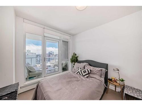 704-1501 6 Street Sw, Calgary, AB - Indoor Photo Showing Bedroom