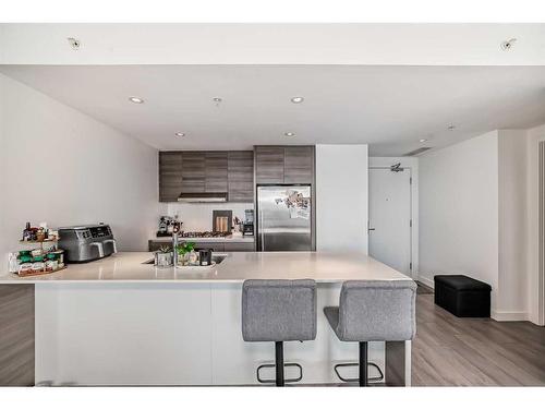 704-1501 6 Street Sw, Calgary, AB - Indoor Photo Showing Kitchen