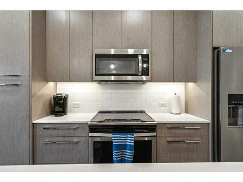 1421-76 Cornerstone Passage Ne, Calgary, AB - Indoor Photo Showing Kitchen With Upgraded Kitchen