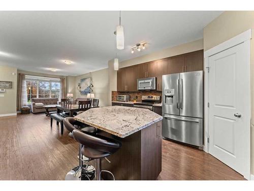 428 Rainbow Falls Drive, Chestermere, AB - Indoor Photo Showing Kitchen With Stainless Steel Kitchen