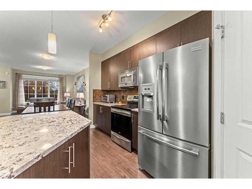 428 Rainbow Falls Drive, Chestermere, AB - Indoor Photo Showing Kitchen With Stainless Steel Kitchen