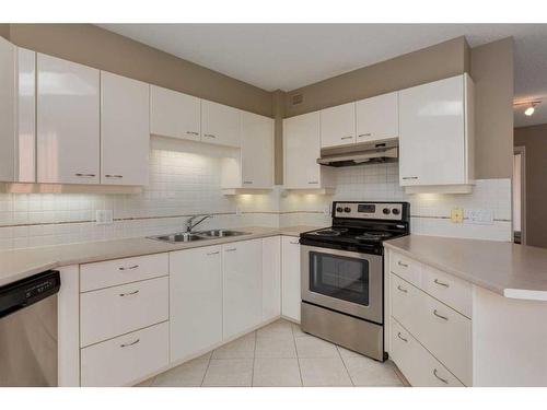 903-804 3 Avenue Sw, Calgary, AB - Indoor Photo Showing Kitchen With Double Sink