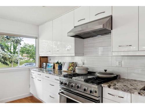 43 Hillgrove Crescent Sw, Calgary, AB - Indoor Photo Showing Kitchen With Upgraded Kitchen