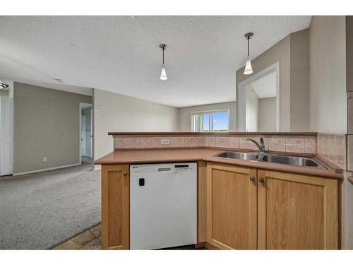 2420-10 Prestwick Bay Se, Calgary, AB - Indoor Photo Showing Kitchen With Double Sink