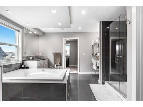 91 Cranbrook Crescent Se, Calgary, AB - Indoor Photo Showing Bathroom