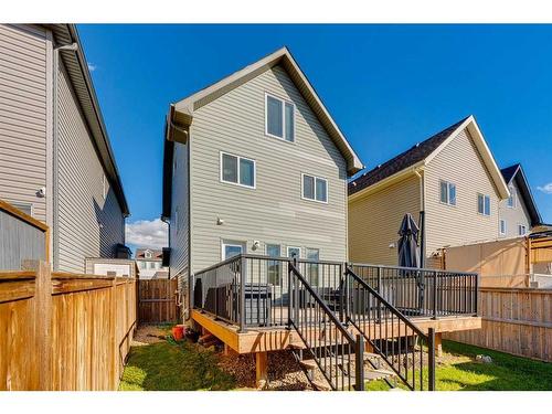 128 Copperpond Parade Se, Calgary, AB - Outdoor With Deck Patio Veranda With Exterior