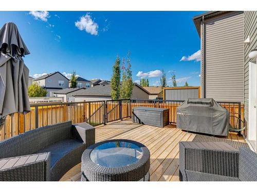 128 Copperpond Parade Se, Calgary, AB - Outdoor With Deck Patio Veranda With Exterior