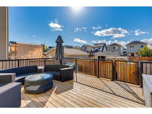 128 Copperpond Parade Se, Calgary, AB - Outdoor With Deck Patio Veranda With Exterior