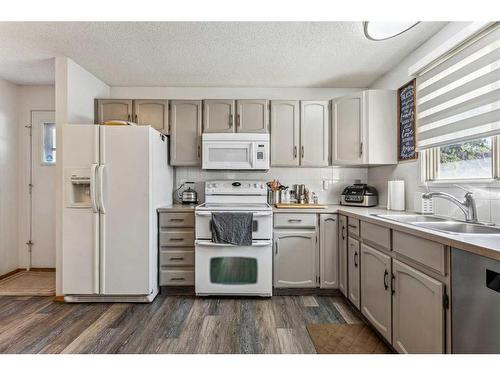 6824 4 Avenue Ne, Calgary, AB - Indoor Photo Showing Kitchen With Double Sink