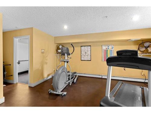 434-22 Richard Place Sw, Calgary, AB - Indoor Photo Showing Gym Room